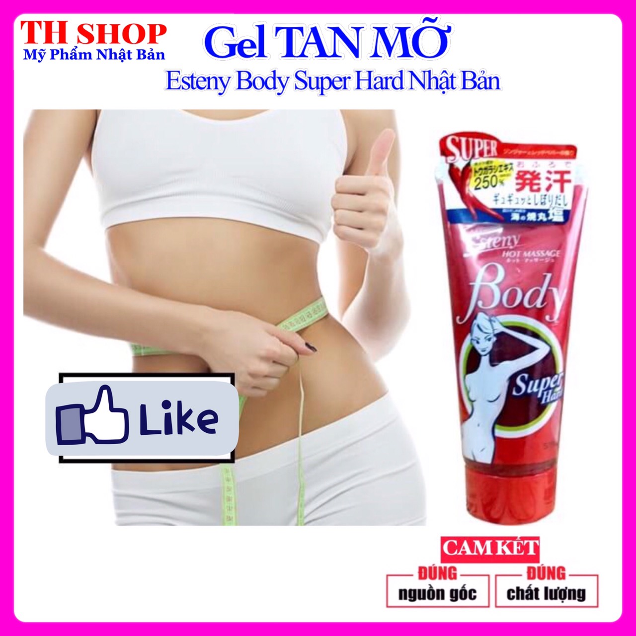 Kem tan mỡ bụng 240g Nhật Bản đánh bay mỡ bụng và các vùng mỡ dư thừa