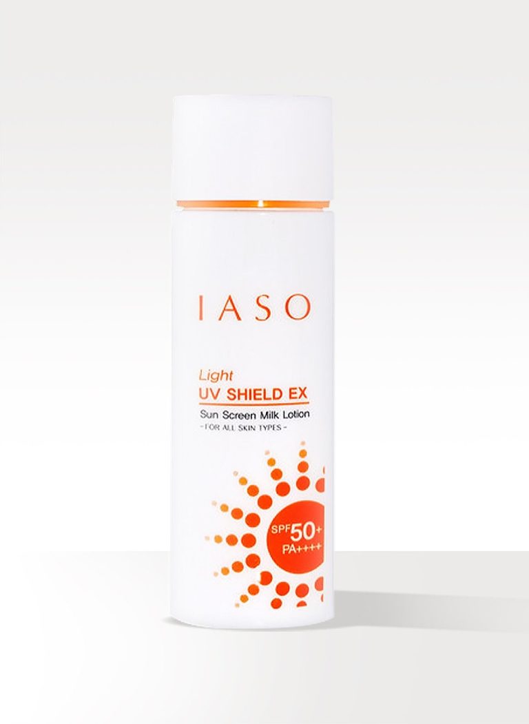 I71 – iaso uv shield ex spf50+ pa++++ sữa chống nắng thoáng mịn nâng tông