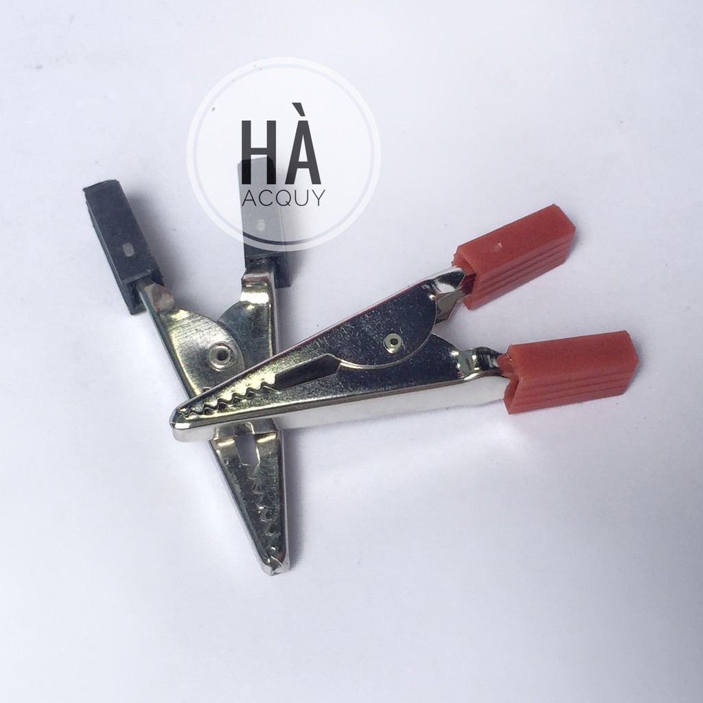 10 cặp kẹp bình ắc quy cá sấu 5A  - 4.5 Cm