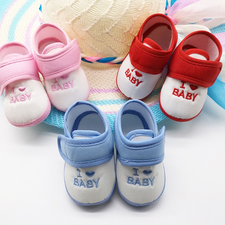 Giày Một Lớp Xuân Thu 3-5-9 Giày Trẻ Sơ Sinh Tháng Chống Trượt Đế Mềm 0-1 Giày Tập Đi Cho Bé Trai Và Bé Gái