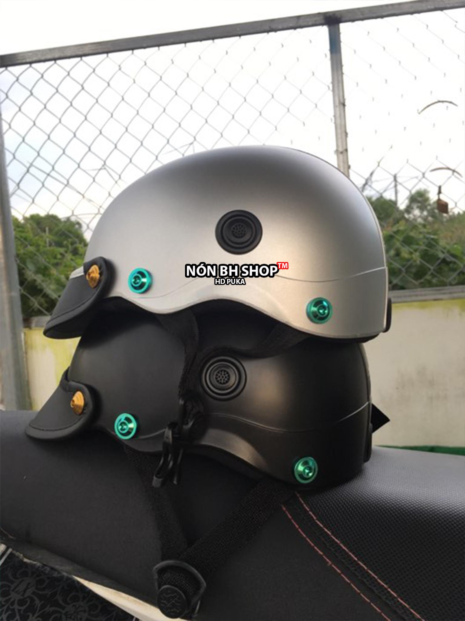 nón sơn cao cấp có thông gió gắn ốc titan gr5