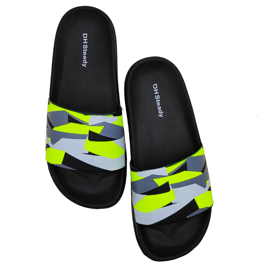 Dép nam quai ngang Bevis - quai phối 3 màu rằng ri cao su gài - đế EVA đúc siêu êm chân nhẹ nhàng BE132-1