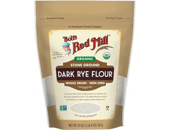 Bột mỳ đen hữu cơ bob's red mill 567g
