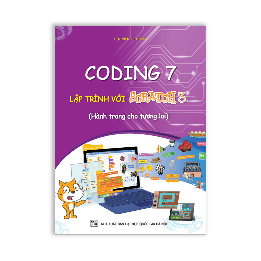 Sách Coding 7 lập trình với Scratch 3