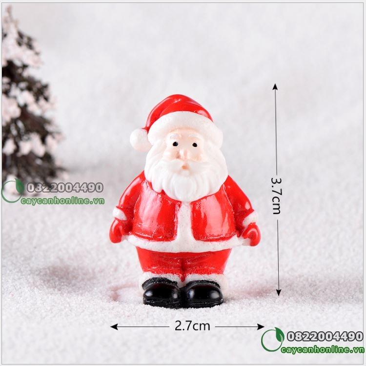 Ông già noel trang trí giáng sinh phụ kiện tiểu cảnh