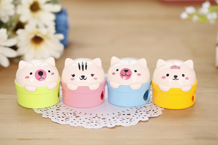 Gọt bút chì chuốt bút chì hình gấu dễ thương cho học sinh