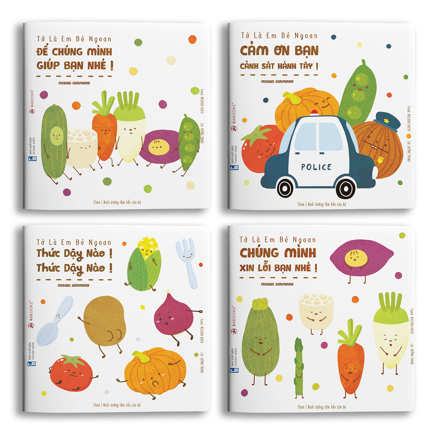 Full bộ Tớ là em bé ngoan - Ehon Nhật Bản dành cho trẻ mầm non