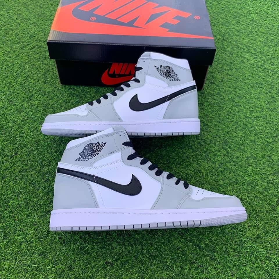 Giày 𝐉𝐨𝐫𝐝.𝐚𝐧 𝐜ổ 𝐜𝐚𝐨 ⚡️Tổng Kho⚡️ Giày 𝐉𝐨𝐫.𝐝𝐚𝐧 xám cao SMORKEY đủ size nam nữ hàng cao cấp full box bill