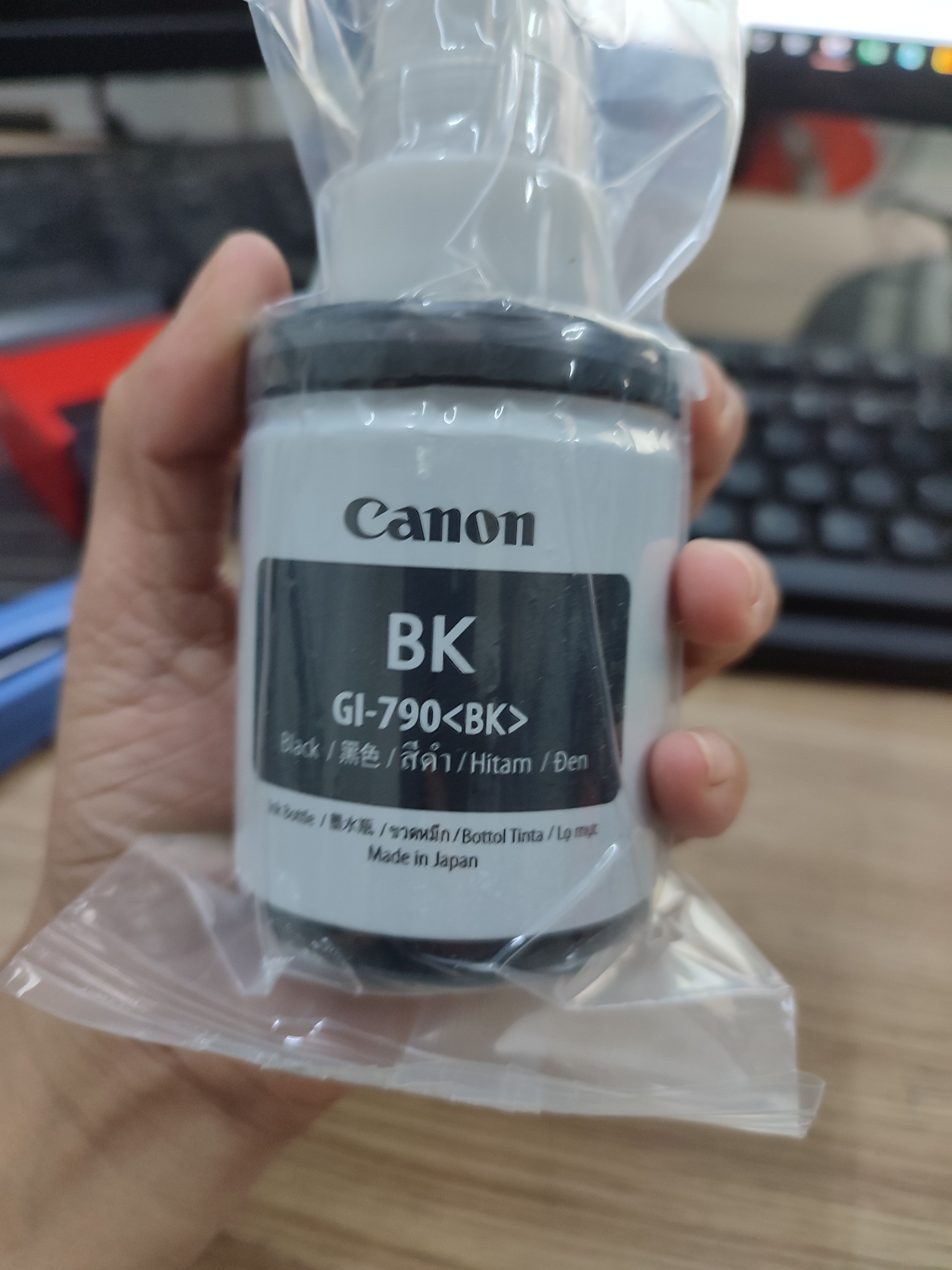 Mực canon gi-790bk dành cho máy in canon g1010, g2000, g2010 g2012, g3000, g3010, g3012, g4010