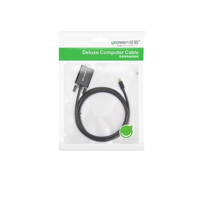 Cáp chuyển đổi mini displayport to vga dài 1.5m 30596 ugreen - hàng chính hãng full vat