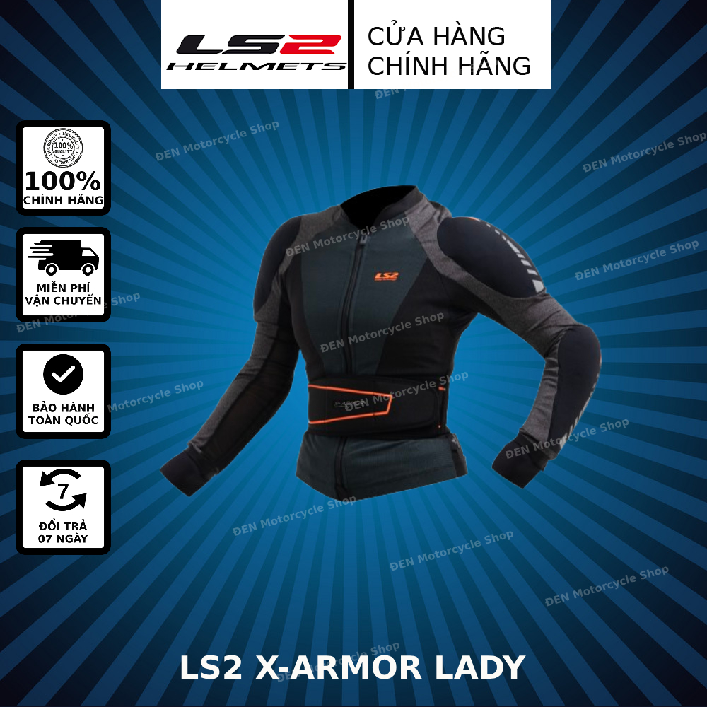 LS2 X armor Lady motorcycle protective armor Giá 4,188,000 Đồng*Miễn phí vận chuyển