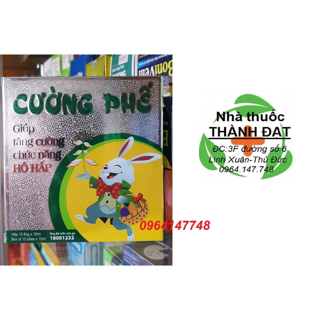 Cường phế hỗ trợ hô hấp hộp 10 ống