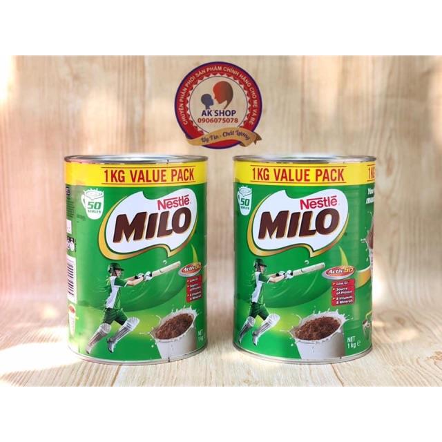 ❀✈ Milo Úc 1kg hàng chính hãng