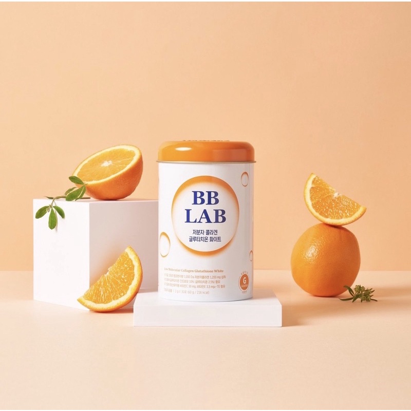 Low Molecular Collagen BB LAB Glutathione White Vitamin C - Bột uống Collagen Hàn Quốc hỗ trợ làm trắng sáng da