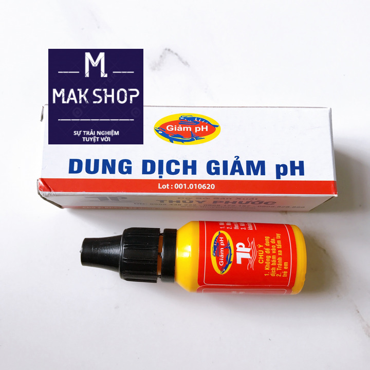 Dung Dịch Giảm pH Cho Hồ Cá Cảnh, Bể Cá Cảnh, Hồ Thủy Sinh