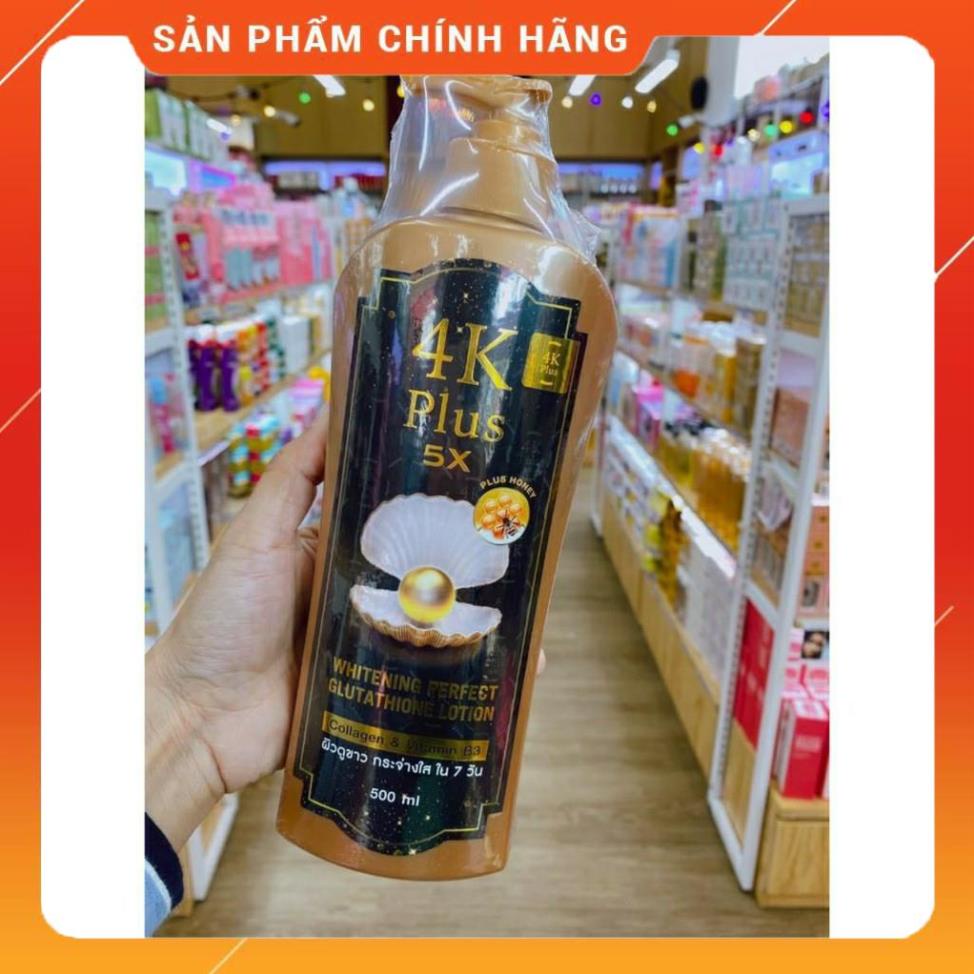 Dưỡng thể body 4k plus 5X Thái Lan, dưỡng ngọc trai cao cấp, dưỡng trắng thái trắng gấp 5 lần