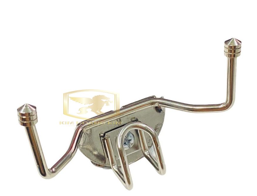 Móc treo đồ xe máy Vario Vision Inox Trắng tặng kèm móc chữ U 3 móc tiện lợi gắn được nhiều loại xe máy