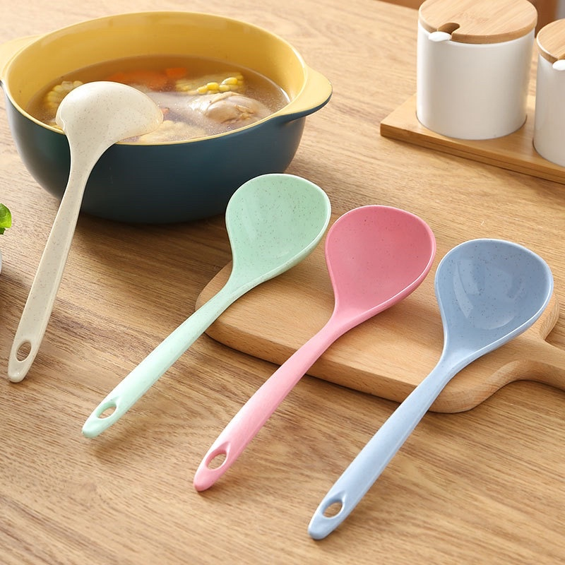 Muỗng Vá Muôi Múc Canh làm từ nhựa lúa mạch cao cấp an toàn cho sức khỏe
