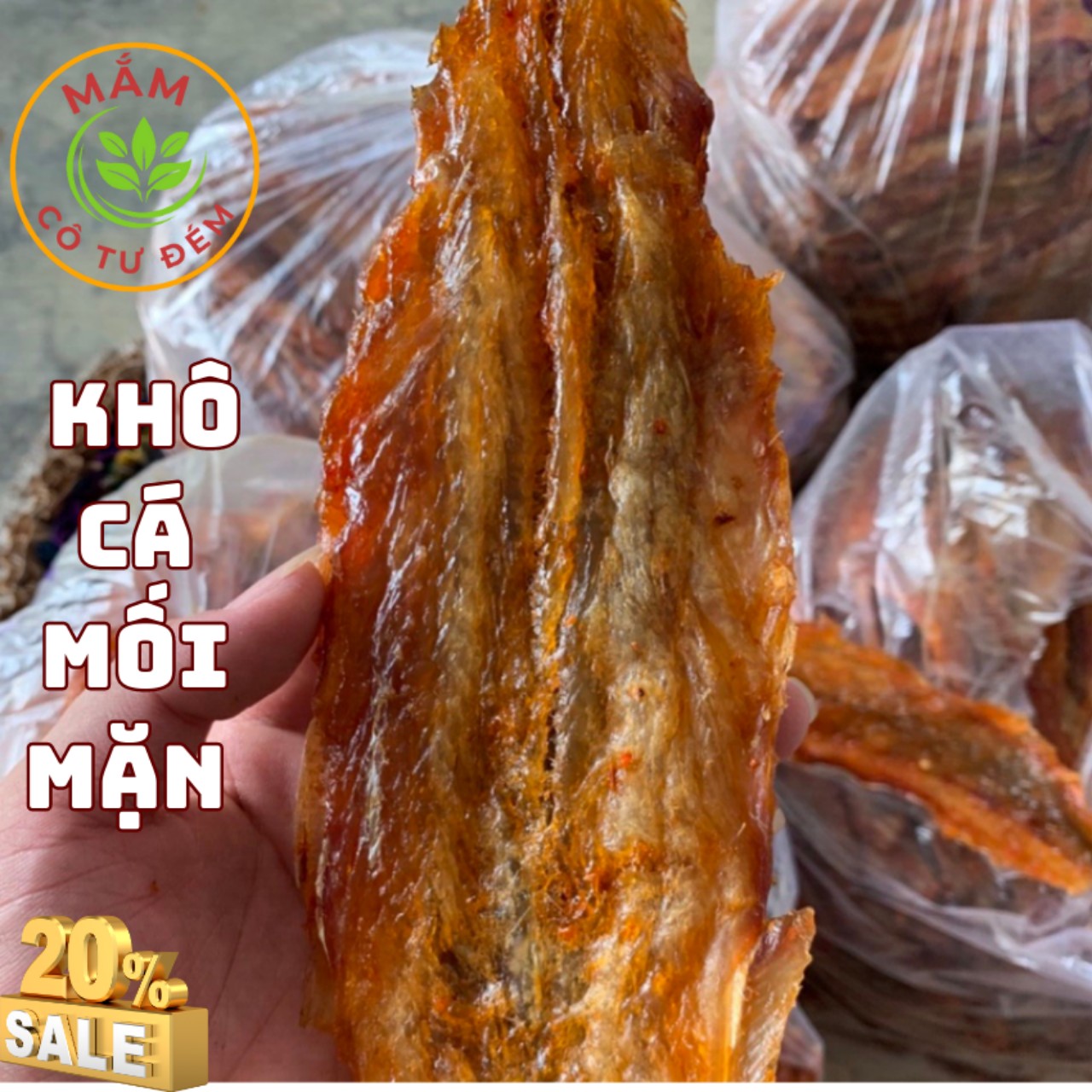 Khô cá mối mặn- Khô cá mối - Giá tố cho mọi nhà - Hàng rõ ràng nguồn gốc - hải sản sạch,vệ sinh | Mắm Cô Tư Tư Đém