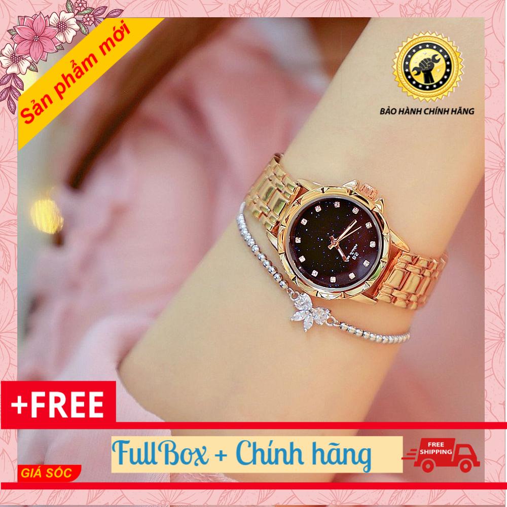 Đồng hồ nữ kính saphire Bee sister BS13247
