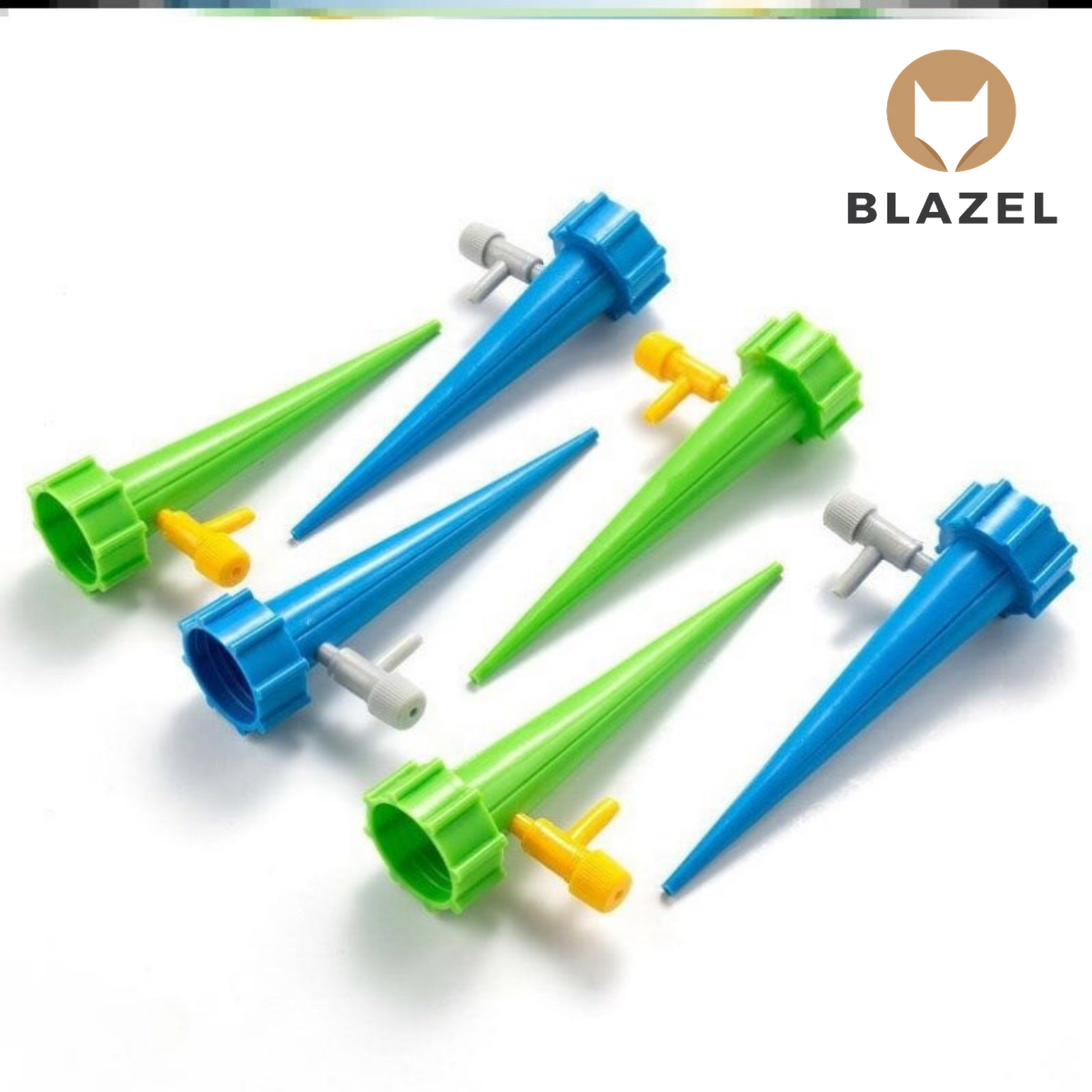 HCM Bộ 10 Vòi Tưới Cây Nhỏ Giọt Tự Động Có Van Chỉnh Theo Ý