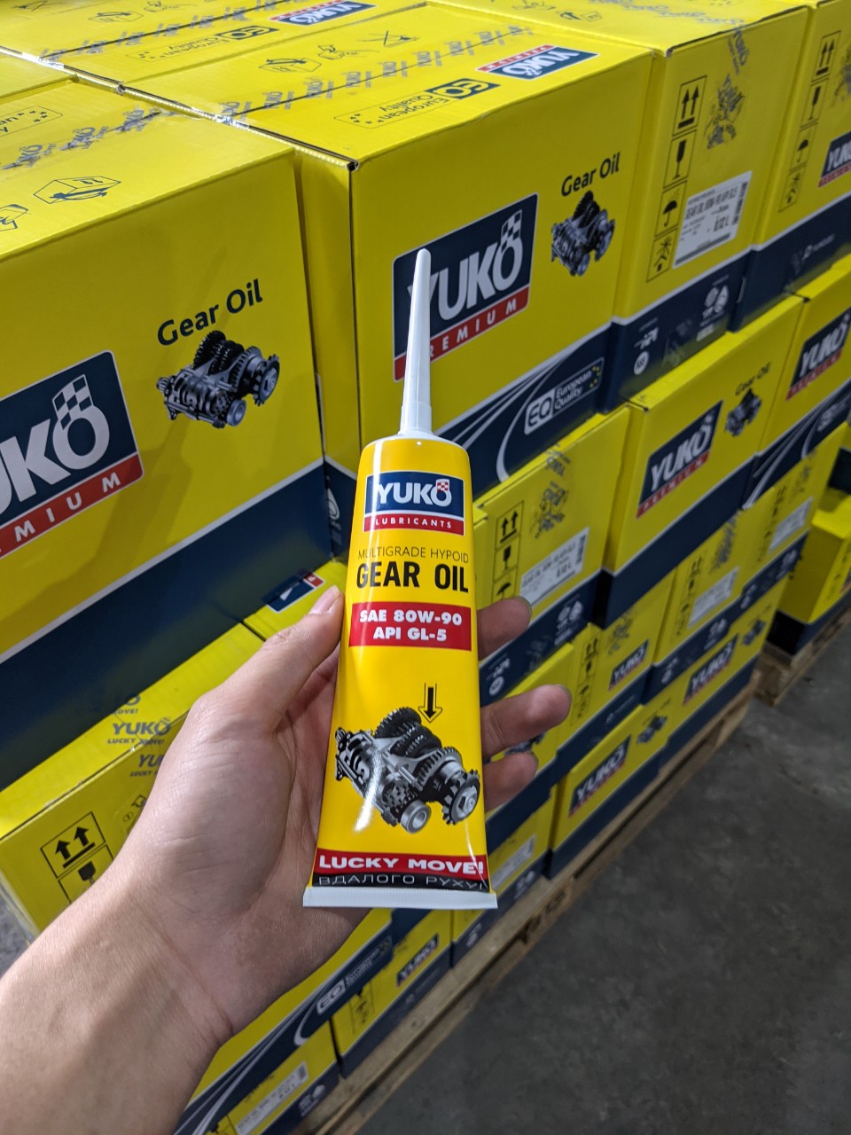 [HCM]Dầu hộp số (nhớt láp) xe tay ga mới YUKO 80W90 (120mL)