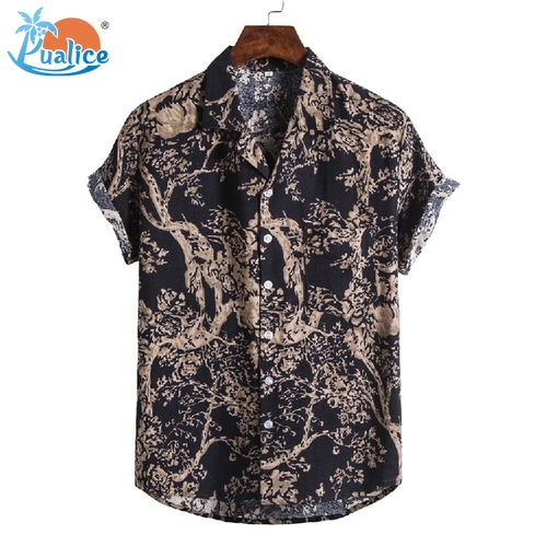 [Yualice] Người Đàn Ông Áo Sơ Mi Hawaii Áo Sơ Mi Áo Cánh Hoa Ngắn Tay Mặc Đi Biển Mùa Hè Áo Sơ Mi Ngoại Cỡ Áo Áo Sơ Mi Batik Kỳ Nghỉ Thường Ngày Floral Top Áo Sơ Mi Áo Sơ Mi RộNg Áo Thun Nam Áo Sơ Mi Thời Trang Nam