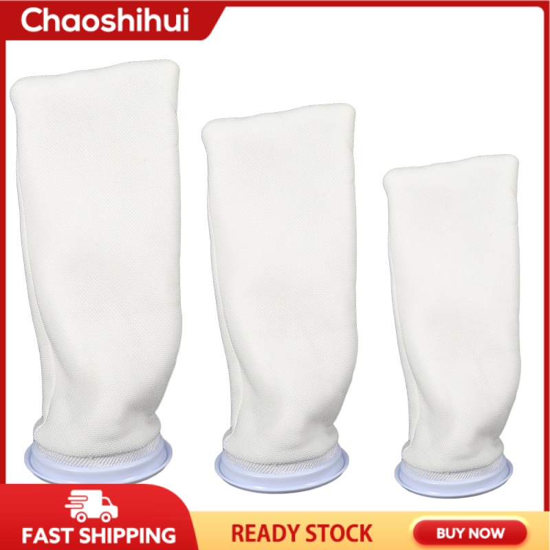 3 chiếc tất lọc bể phốt túi lọc bể cá thiết thực túi lọc cotton cho bể cá