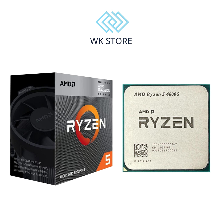 CPU AMD Ryzen 5 4600G Up to 4.2GHz, 6 Cores 12 Threads Box Chính Hãng Mới,