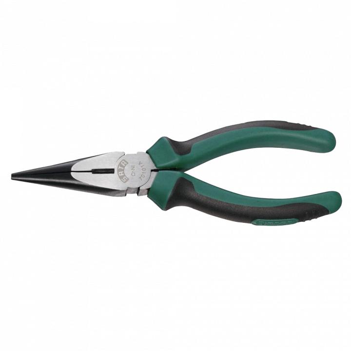 Kềm mũi nhọn 6in/160mm chất liệu: thép crom-niken 70101a sata