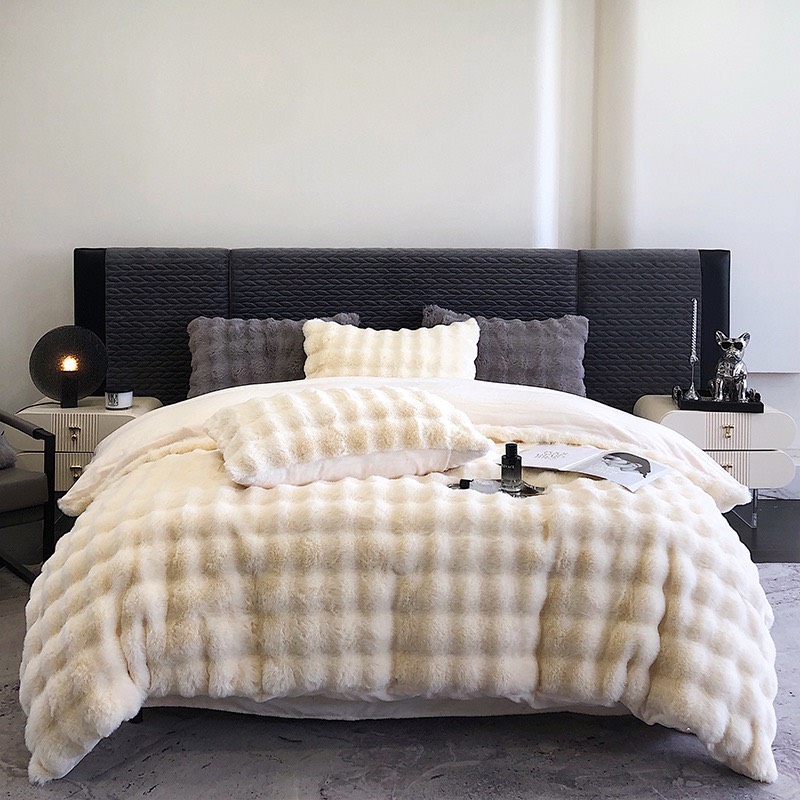 Set chăn ga gối nỉ lông chồn siêu hot, chăn ga gối cao cấp, chăn ga gối mềm mại, thoải mái, ấm áp, chăn ga gối trơn bền đẹp, màu sắc sang chảnh Jelly Bedding