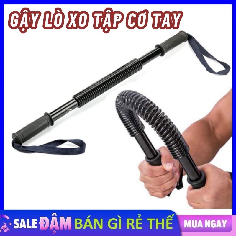 Gậy Tập Cơ Tay Lò Xo Kháng Lực Từ 20KG Đến 40KG - Thanh Lò Xo Tập Lực Cơ Tay Lực -  Gậy Lò Xo Bẻ Tập Cơ Tay Ngực Vai Hàng Chuẩn Lực Thích Hợp Luyện Tập Thể Thao Tại Nhà