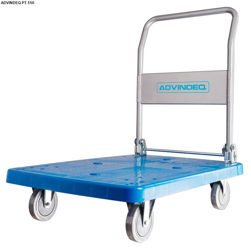 Xe đẩy hàng sàn nhựa advindeq pt-300 tải 300kg