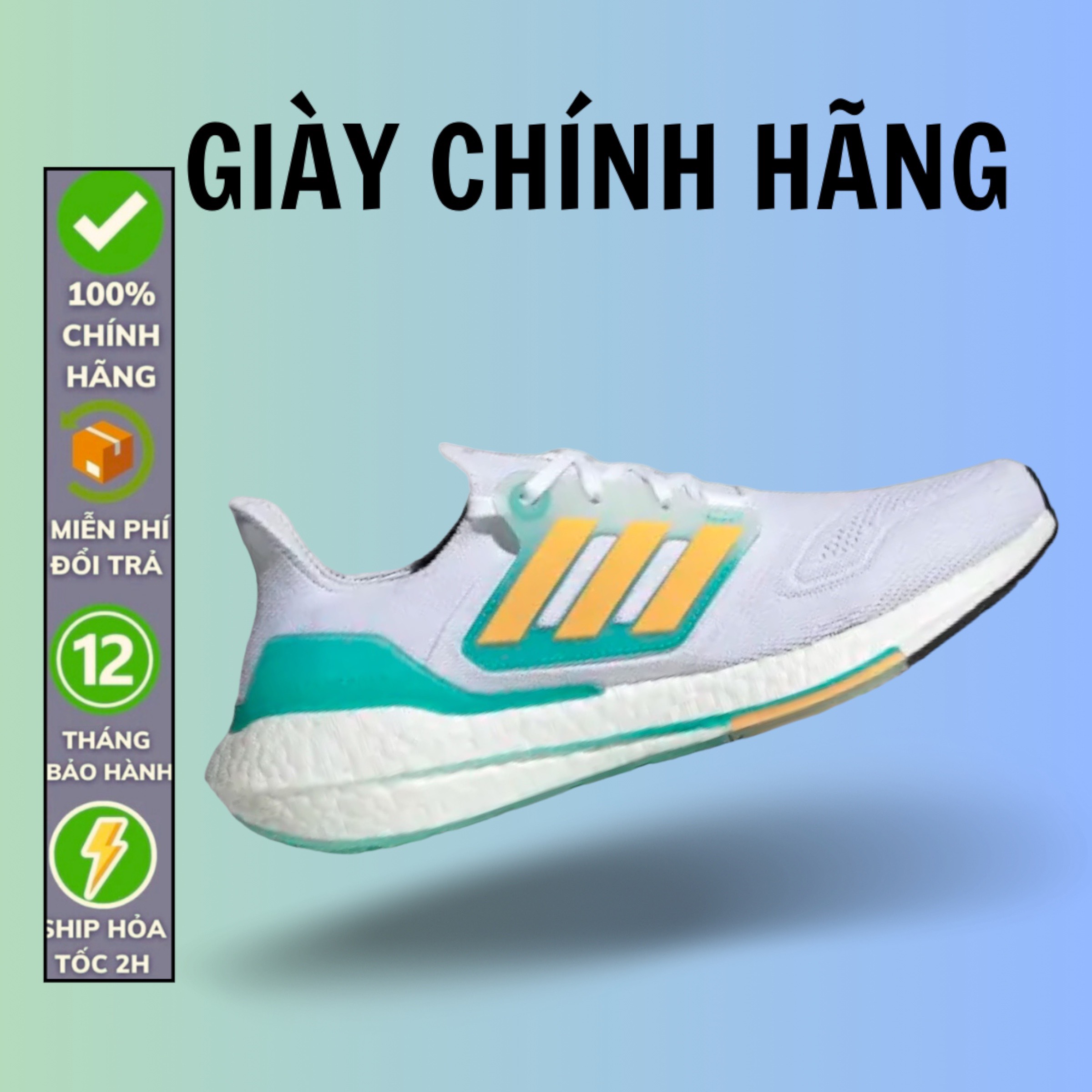 Giày ultraboost 22 ‘white mint rush’ cx5463