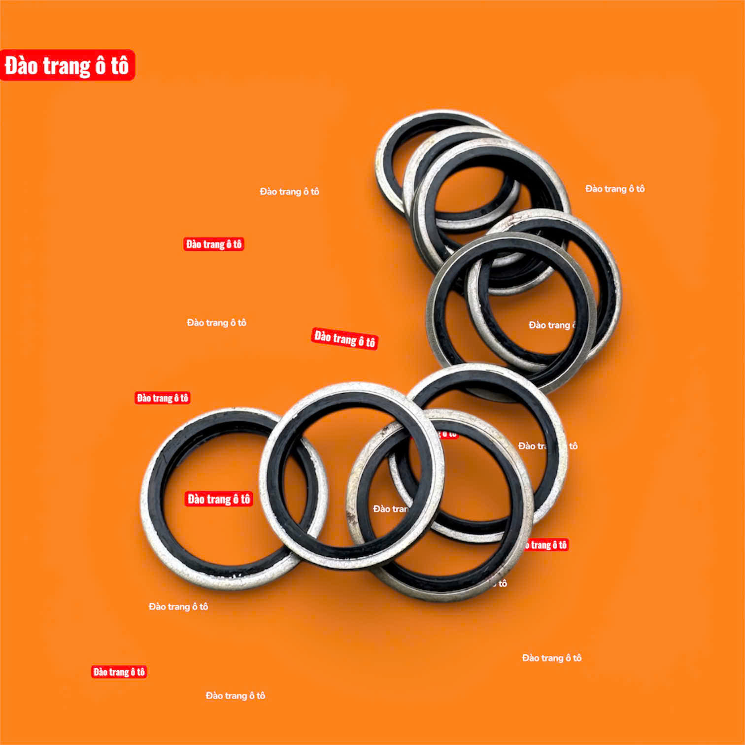 Long đen dầu phi 12 14 16 cho động cơ long đen dầu lõi nhựa