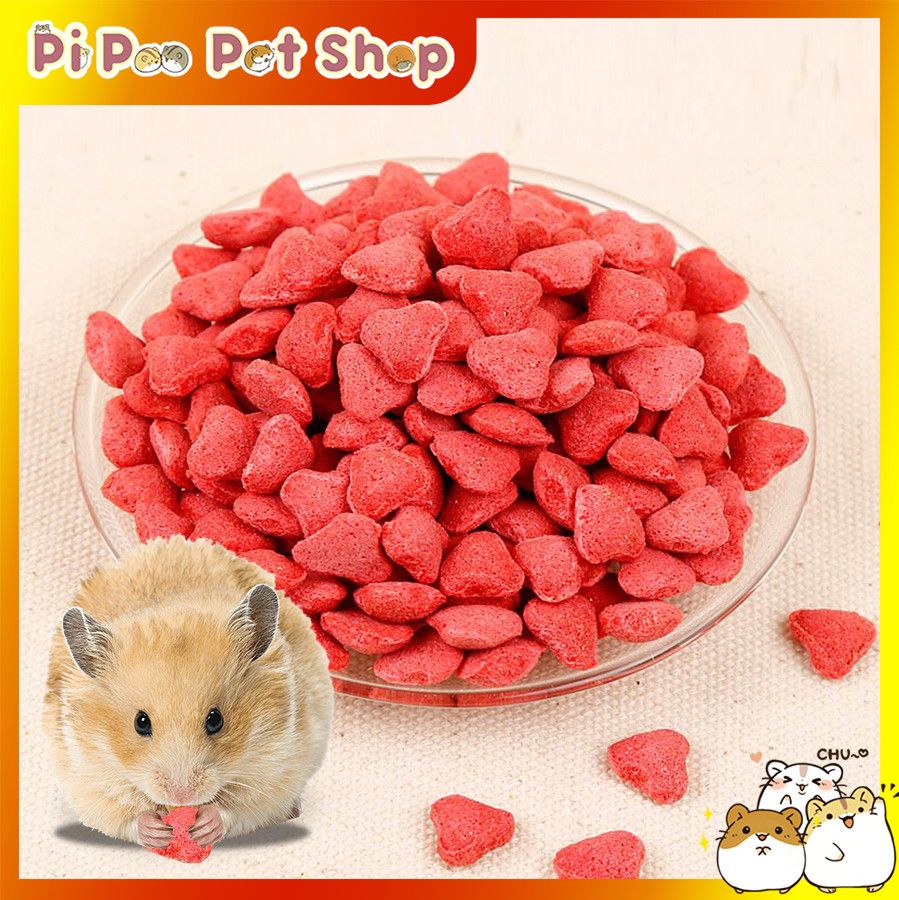 Snack ăn dặm cho Hamster - Bánh thảo mễ vị dâu