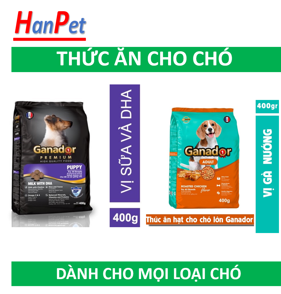 Hanpet - GANADOR Thức ăn chó dạng hạt cao cấp thức ăn dành cho chó mọi lứa tuổi