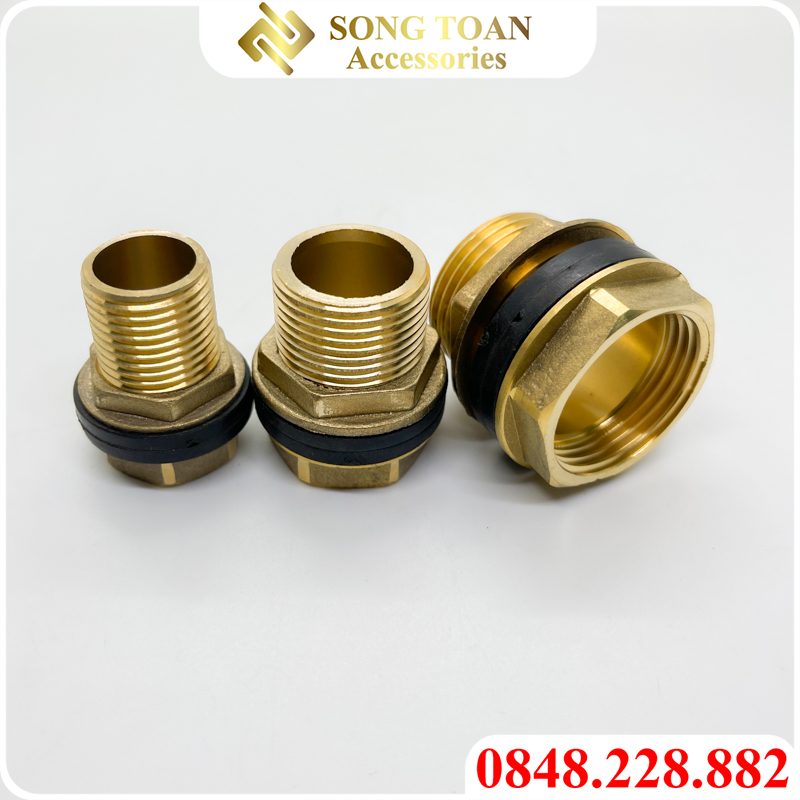 Nối Bồn, Ép Phi Bồn Đồng thau, Ốc tét nước phi bồn đồng thau