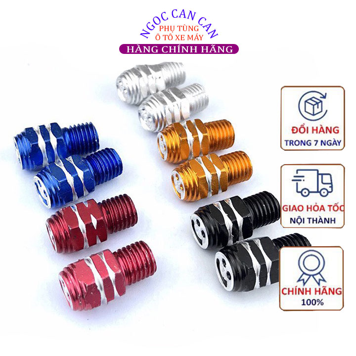 Ốc mặt cười nút bịt chân gương, ốc chân 10.