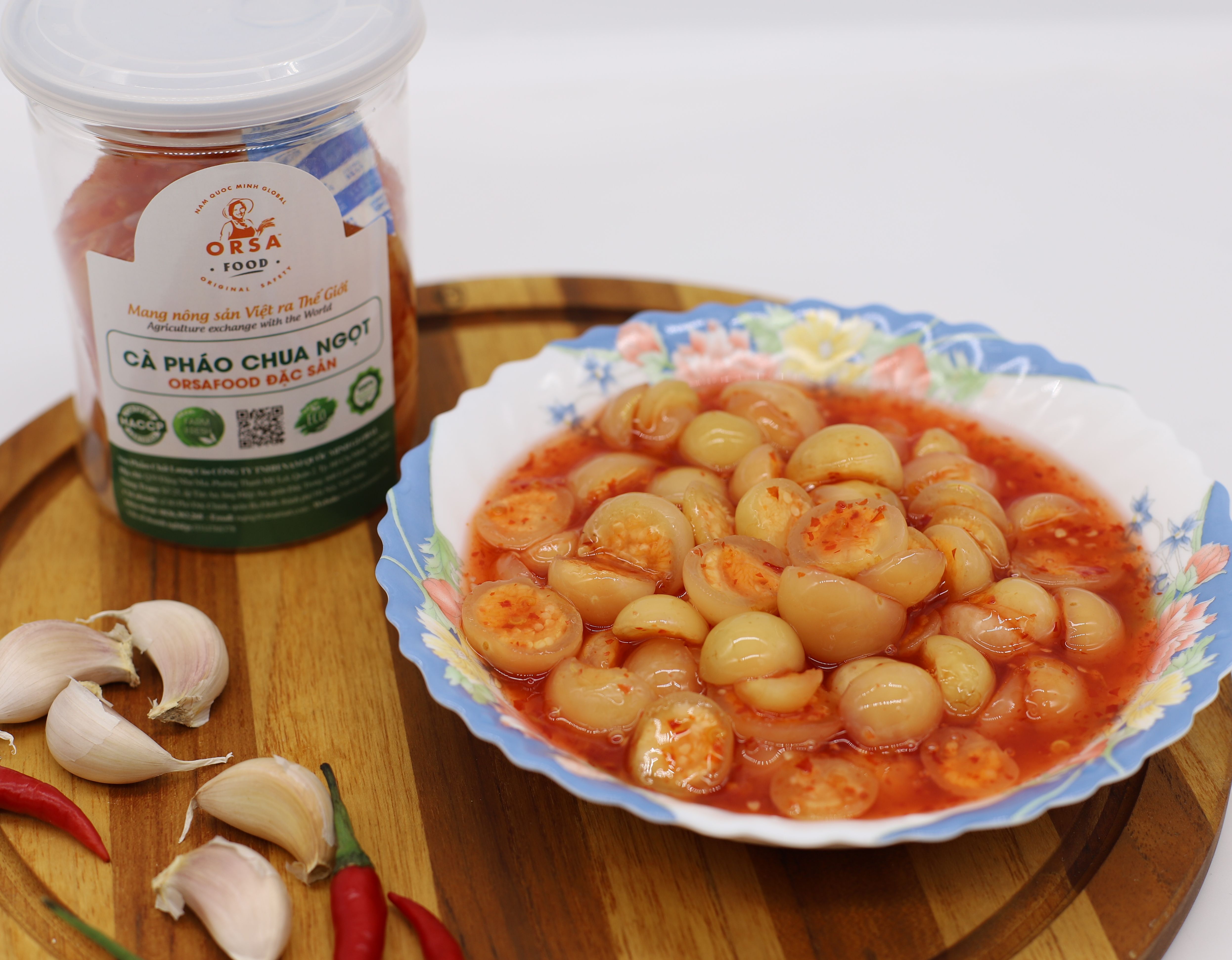 Orsafood Đặc Sản Cà Pháo Chua Ngọt Chay _ Mắm Cà Pháo Chua Ngọt Ăn Liền _ Mắm Cà Pháo Ăn Liền Giòn Ngọt _ Đặc Sản Mekong Chay Mặn Đều Dùng Được