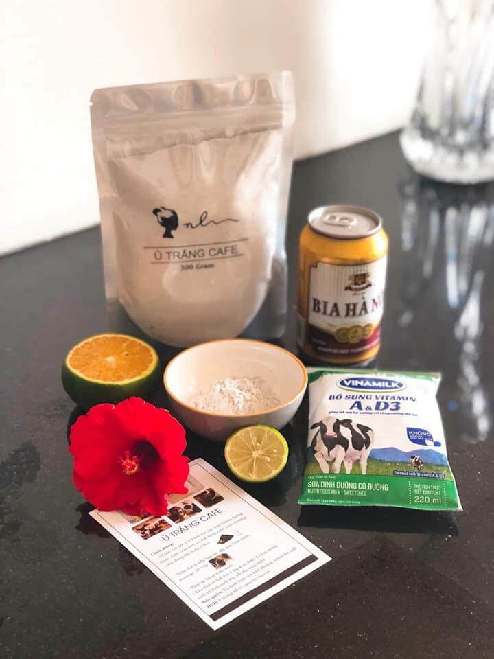 500g Ủ Trắng Cafe, ủ trắng Cà phê (cam kết ủ là trắng) handmade GT341