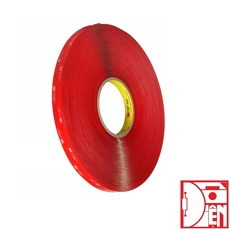 Cuộn băng dính 3m, 2 mặt, trong suốt, rộng 10mm, dài 30m