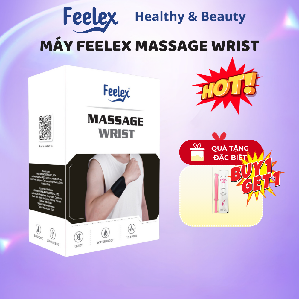Máy massage wrist Feelex đa năng, tiện dụng, nhỏ gọn