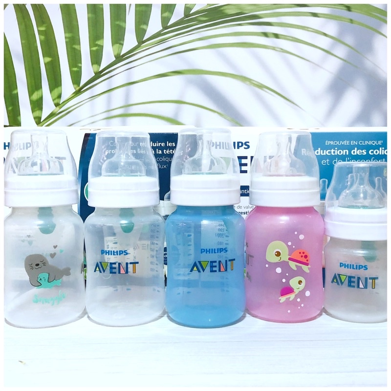 Bình sữa avent classic 125ml, 260ml, 330ml cổ rộng