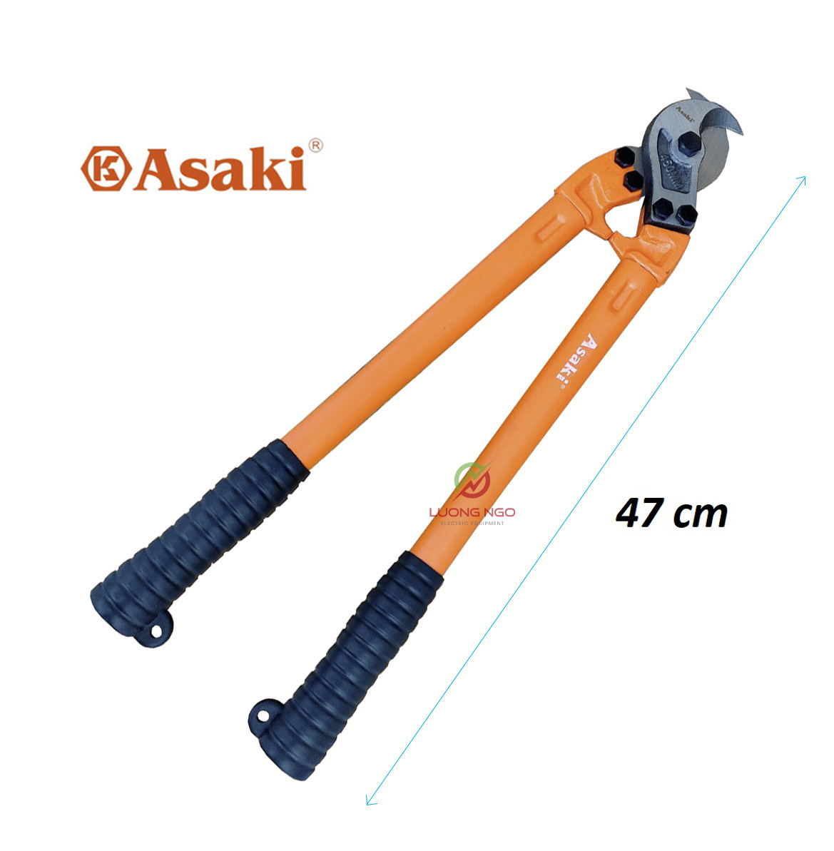 Kìm cắt cáp điện, cáp đồng, nhôm, cáp quang asaki ak-8211 18inch/ 450mm - ak-8211