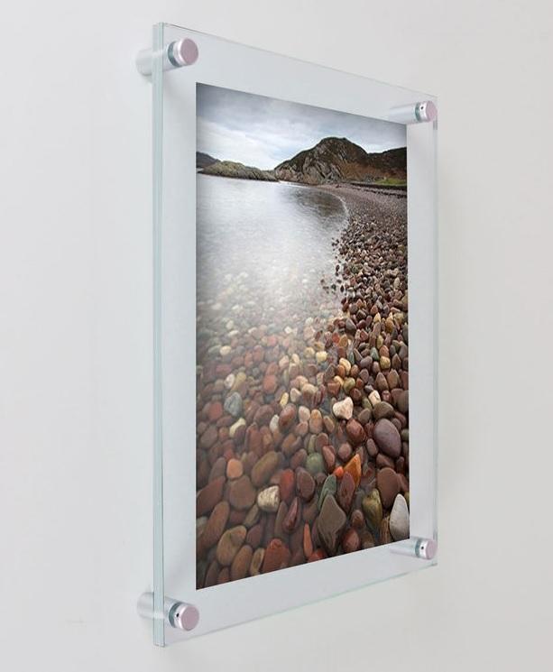 Khung ảnh mica treo tường khổ A3 dày 4li