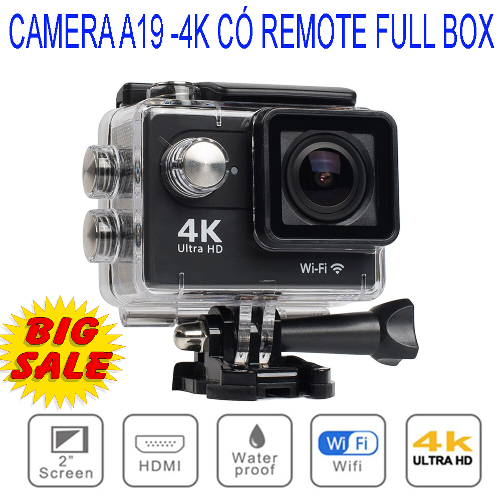[HCM]Camera hành trình 4K Camera Hành Trình 1080 Sports Camera 4K Ultra HD hành trình xe máy Camera phượt thể thao CHỐNG NƯỚC Chống Rung Lấy Nét Tự Động BH 1 Đổi 1 trong vòng 12 tháng.