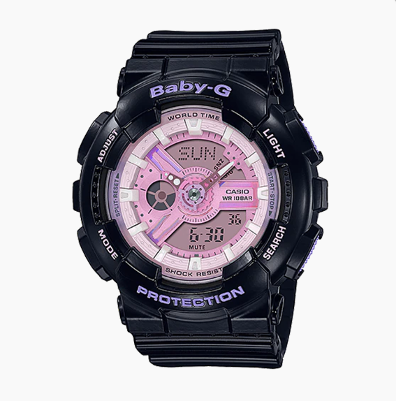 Đồng hồ casio nữ baby-g dây nhựa ba-110pl-1adr