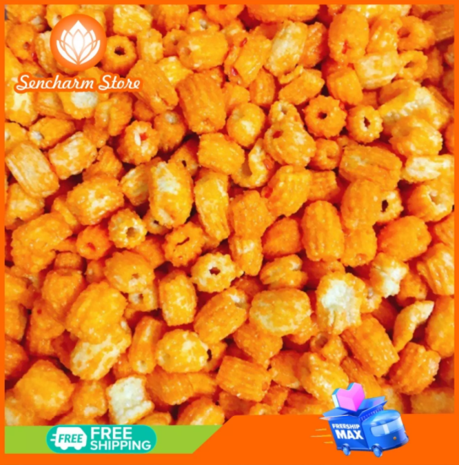 Nui cay sấy khô - SENCHARM - Túi 500gr tẩm gia vị siêu ngon đảm bảo vệ sinh