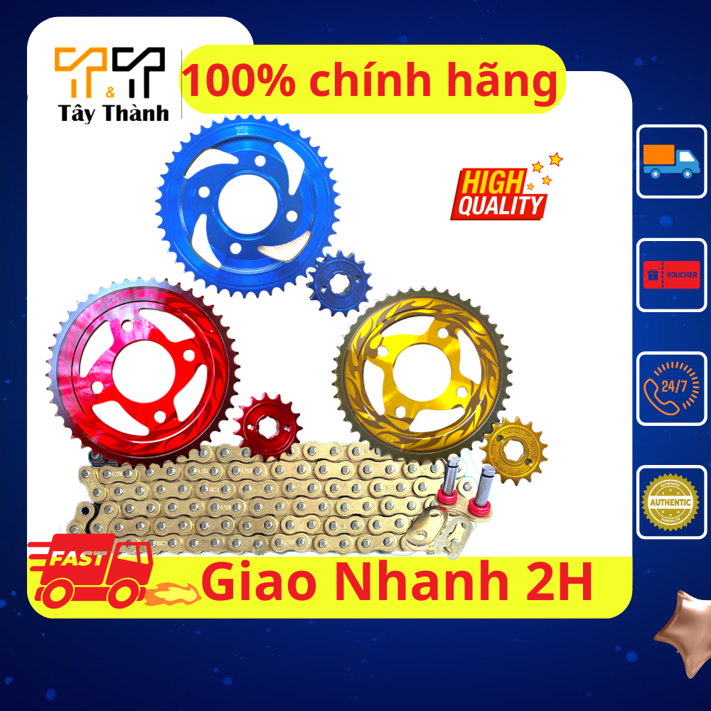 Nhông sên diã winner dành cho các dòng xe winner x, winner v1, có thể lắp được cho dòng xe sonic -Tây Thành Shop chuyên nsd xe máy